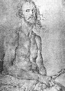 Albrecht Durer Self-Portrait as the Man of Sorrows oil painting artist